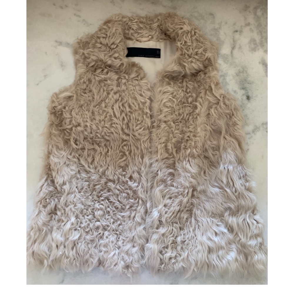 Faux Fur vest.